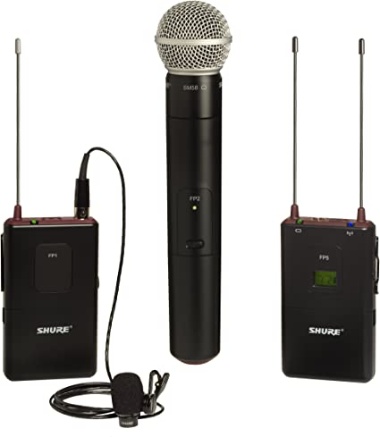 Shure FP125/83SM58 Receptor FP5, bodypack FP1, transmisor FP2/SM58